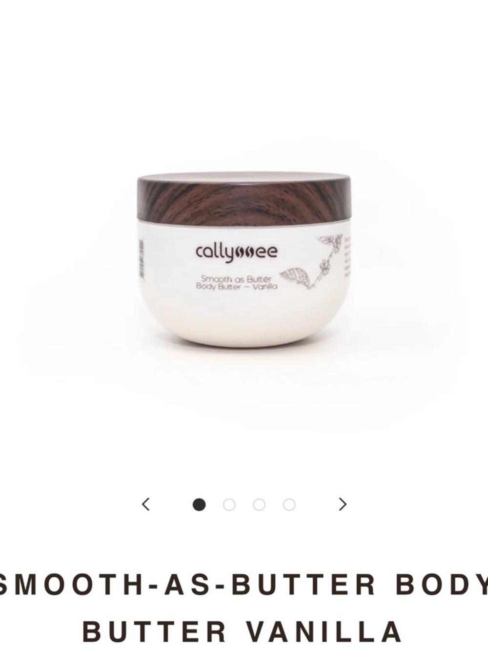 Lysse Smooth-as-Butter Body Butter Jar in White with Brown Lid
